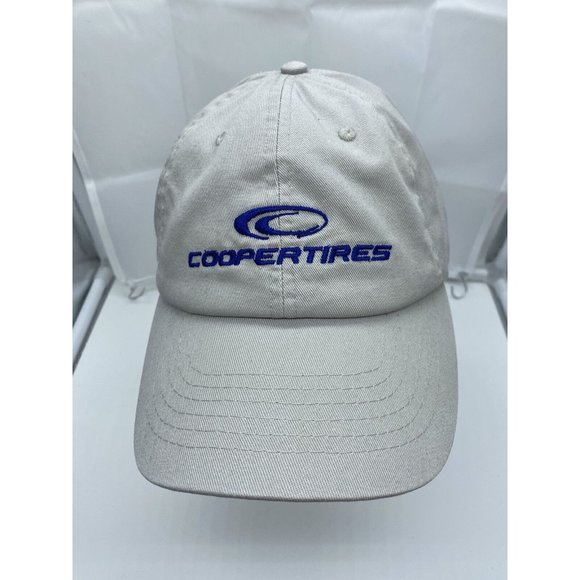 Cooper Tires Gray Baseball Hat Cap Adjustable Strap-back Spell-out K Products - Picture 1 of 7